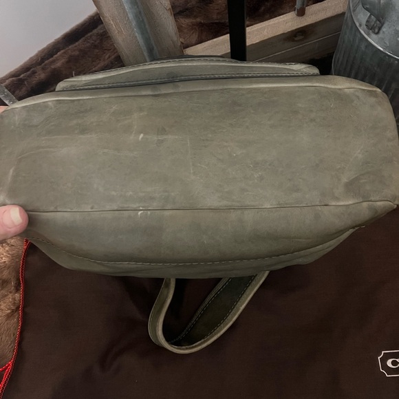 Coach Vintage Legacy 65th Anniversary Vachetta Sage Green Leather Shoulder Bag - Picture 12 of 14